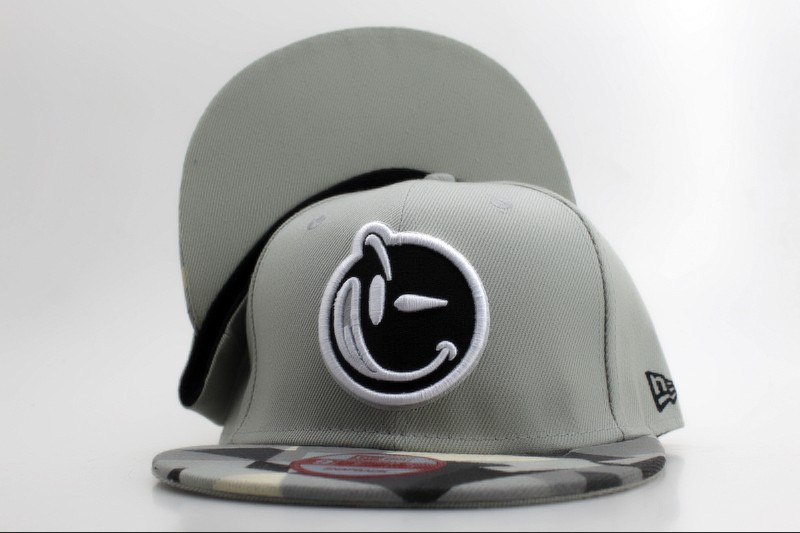 Yums Grey Snapback Hat QH 0701